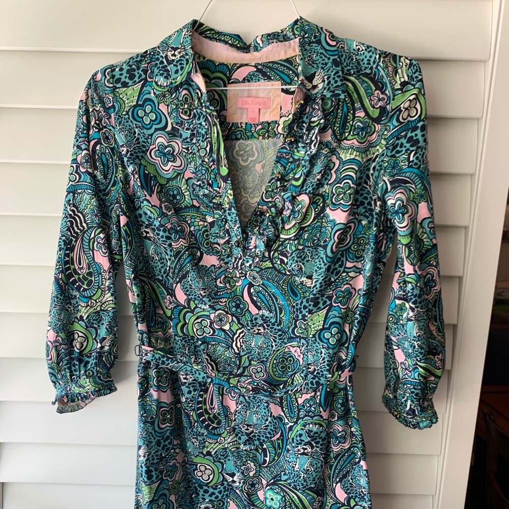 Lilly Pulitzer belted dress